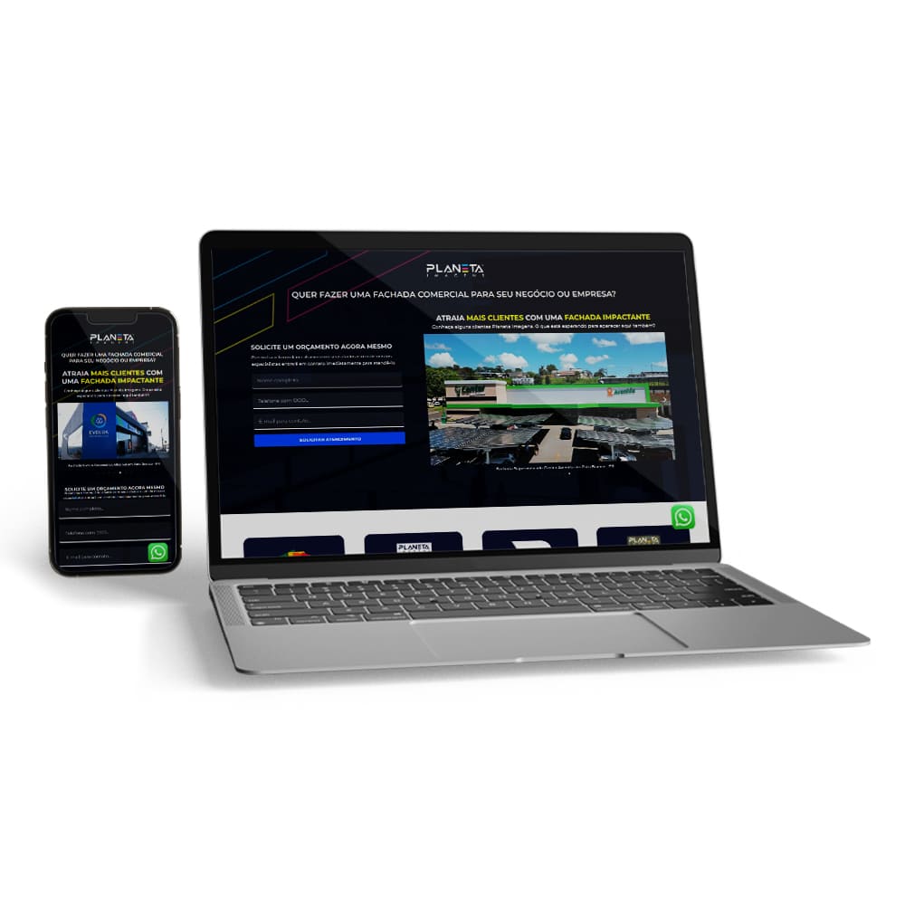 Planeta Imagens LP - Fachada comercial